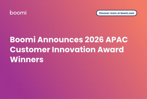 original Boomi Announces 2026 APAC Customer Innovation Award Winners