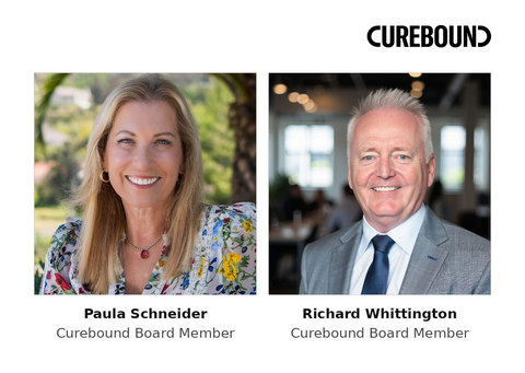 original Curebound, a San Diego-based cancer research accelerator, announced the addition of Paula Schneider and Richard Whittington to its board of directors. The two leaders bring complementary strengths in corporate strategy, philanthropy and transformation that will help Curebound expand its reach and speed the pace of cancer research from discovery to patients. www.curebound.org