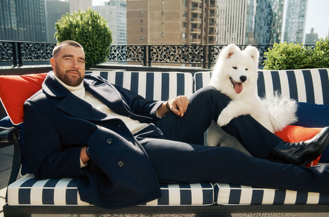 Travis Kelce for TOMMY HILFIGER Spring 26
(Courtesy of Tommy Hilfiger)
