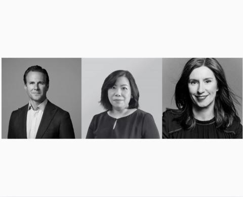 Justin Boxford, Global President, Luxury Beauty Brands, Erica Kwok, Senior Vice President and General Manager of Estée Lauder, and Magalie Parksuwan, Senior Vice President and General Manager, La Mer