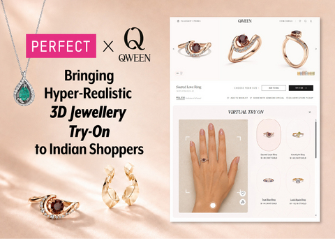 original QWEEN Launches Hyper-Realistic 3D Jewellery Virtual Try-On for Indian Shoppers with Perfect Corp