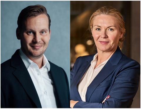 thumbnail Andreas Näslund, Finago (vänster) och Kristina Lagerstedt, Wolters Kluwer (höger)