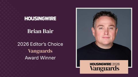 Offerpad Founder, Chairman, and Chief Executive Officer Brian Bair has been named a 2026 Editor's Choice HousingWire Vanguards Award Winner.