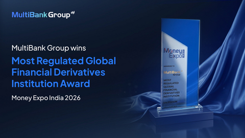 original MultiBank Group has won the Most Regulated Global Financial Derivatives Institution Award at Money Expo India 2026.