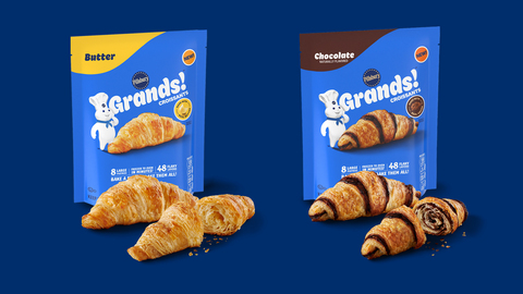 With 48 flaky layers, buttery flavor and a Belgian chocolate-filled option, Pillsbury Frozen Grands! Croissants offer an elevated baking experience at no expense of added prep work.