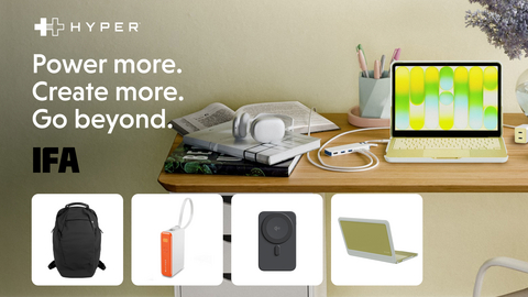 original Discover Hyper's latest MacBook accessories, power and connectivity solutions debuting at IFA 2026