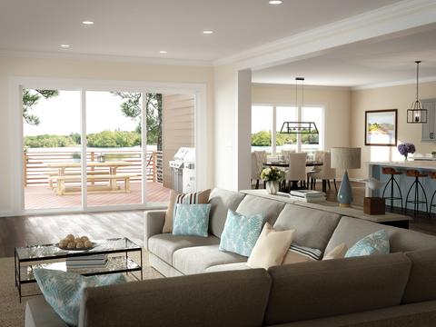 original The Milgard V400 Tuscany Series’ premium vinyl construction and SmartTouch technology make it a popular choice for new construction and replacement applications