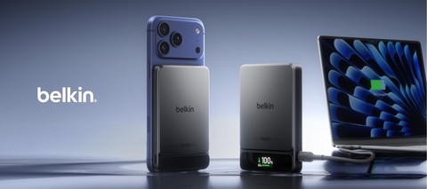 original Product image showcasing the first two Belkin power banks launched with BoostSolid technology