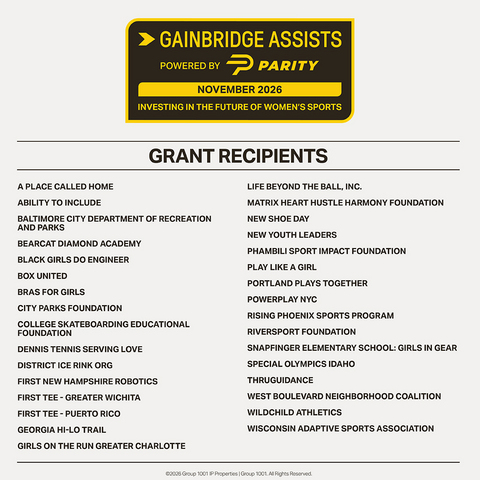 Gainbridge Assists 2026 grant recipients