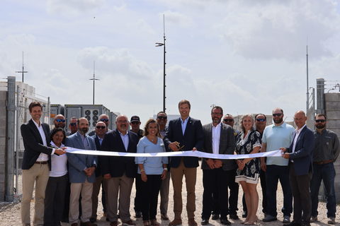 Ribbon cutting at Citrus Flatts energy storage facility in Harlingen, TX