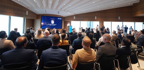 original H.E. Eng. Sultan bin Saeed Al Mansoori speaking during the launch of the training programme (Photo: AETOSWire)