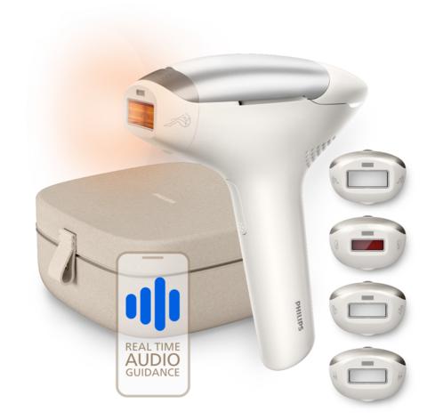 original The Philips Lumea 9900 Pro is first of its kind IPL hair removal device with real-time audio feedback and motion guidance.