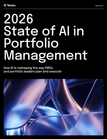 original Tempo's 2026 State of AI in Portfolio Management Report examines how AI is reshaping the ways PMOs and portfolio leaders plan and execute.