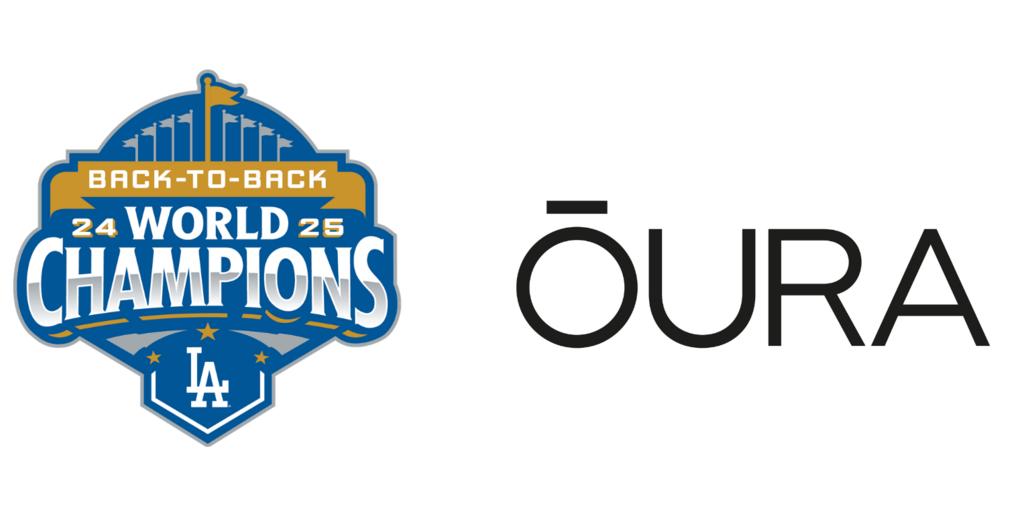 Dodgers x Oura Logo Lock Up