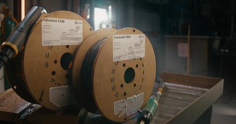 original Image of the new Fabshield® FE80 and FE81 self-shielded flux-cored wires.