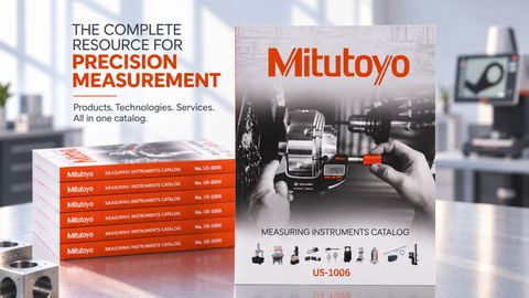 original The new Mitutoyo Measuring Instruments Catalog, US-1006, showcases more than 5,500 products alongside the technologies and services shaping the future of precision measurement.
