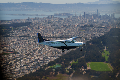 Joby Aviation’s autonomous flight technology powers a Cessna Caravan during a flight over the San Francisco Bay Area on September 7, 2026. (Photo: Joby Aviation)