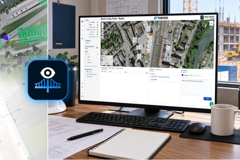Topcon Positioning Systems announces Delta Watch powered by GEOvis, a cloud-based workflow platform that brings advanced visualization, reporting, alarms, project administration, stakeholder communication, and geodetic network adjustment into the Delta Solutions deformation monitoring system.