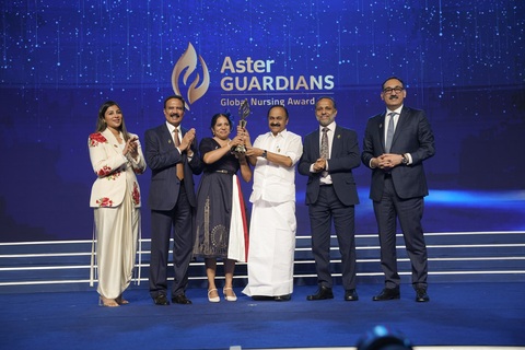 Nurse Agimol Pradeep - Aster Guardians Global Nursing Award 2026 Winner (Photo: AETOSWire)