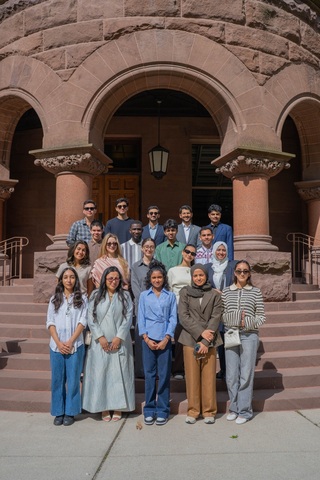 original Students from Qatar, Canada and Mexico during their visit to the University of Toronto as part of the Doha Debates Town Hall experience in Canada. (Photo: AETOSWire)