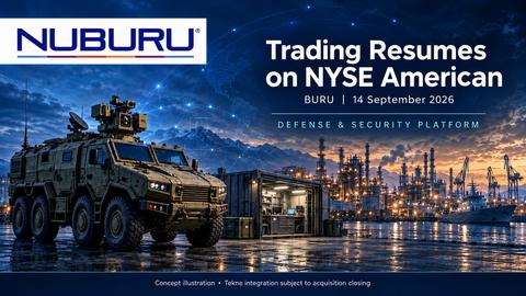 NUBURU Inc, Trading Resumes on NYSE American (BURU)