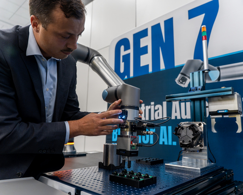 Universal Robots’ new Gen 7 platform launched at the IMTS tradeshow in Chicago today. With Gen 7, UR customers and partners can confidently deploy advanced AI-powered applications into industrial operations with the same world-class robot experience operators, technicians, engineers and integrators prefer to work with every day.