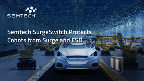 Purpose built for 24 V DC power buses in industrial robotics, collaborative robots (cobots) and automated manufacturing, Semtech's TDS2621LP delivers near-constant clamping voltage, IEC 61000-4-5 surge compliance and a 1.6 mm² footprint.
