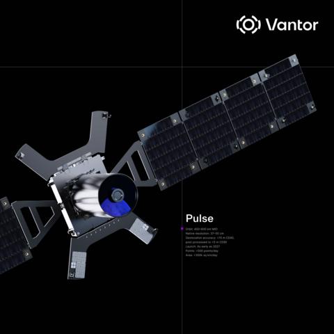 Vantor Pulse™ satellite rendering