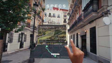 original Augmented reality experience as seen on SPECS