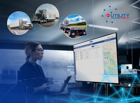 UTILITY TrailerConnect provides fleetwide visibility with advanced telematics