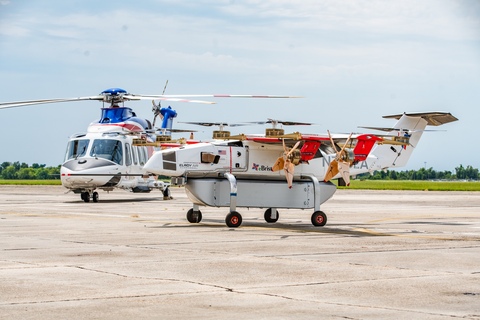 Elroy Air's autonomous heavy cargo drone, Chaparral, in Houma, Louisiana.
