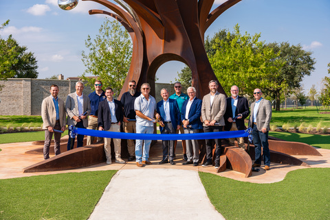 Official ribbon cutting of Scout's Tree at Rainwater Crossing in Celina, Texas