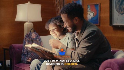 original Screen grab from Hachette UK's Raising Readers Campaign PSA video
