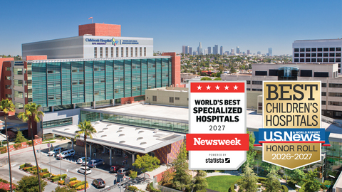 original تحصل مستشفى Children’s Hospital Los Angeles على أعلى مراتب التكريم الوطنية والعالمية في مجال مستشفيات الأطفال من U.S. News & World Report وNewsweek