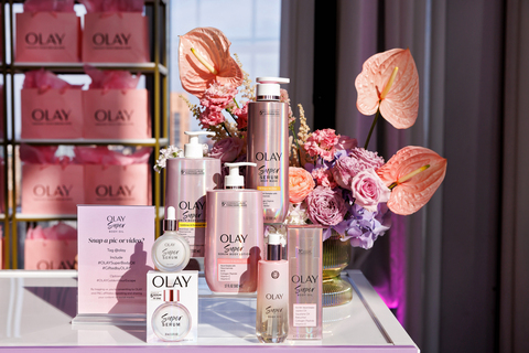 original OLAY introduces the new Super Body Oil to the Super Collection.