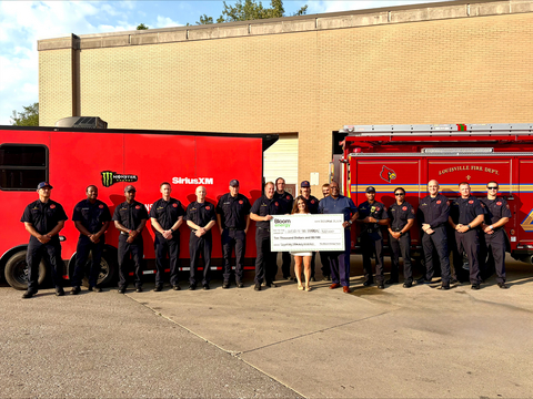 original Bloom Energy visits Louisville Fire Department Engine 16/ Truck 3 in Kentucky.