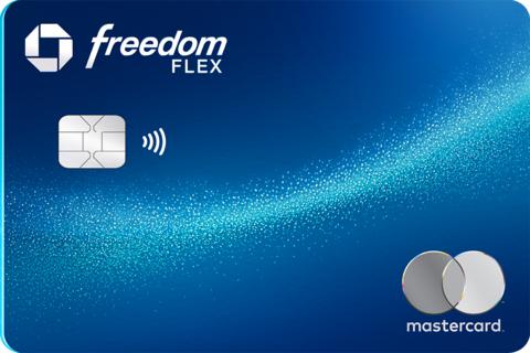 original New Chase Freedom Flex Card Art