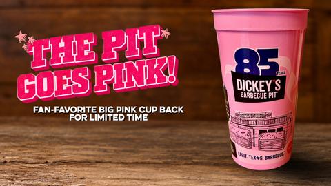 thumbnail The Pit Goes Pink! Dickey’s Barbecue Pit Brings Back Fan-Favorite Big Pink Cup Nationwide