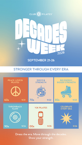 thumbnail Club Pilates introduces Decades Week!