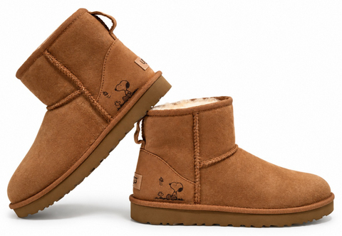 UGG® SEASON PRODUCT CONTENT; PEANUTS PARTNERSHIP CONTENT; Photography credit: UGG®