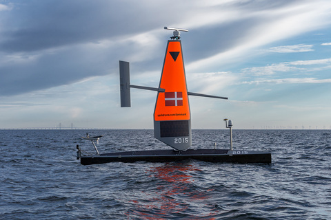 original A Saildrone Voyager operates in the Baltic Sea in support of maritime domain awareness missions. The 10-meter USV is one of the first Saildrone platforms registered in Denmark to operate under the Danish flag.
