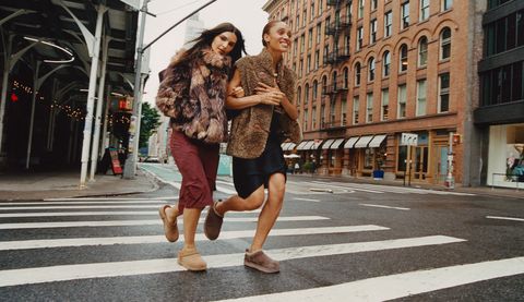 original Emily Ratajkowski and Adwoa Aboah in the UGG® Born to Feel campaign.