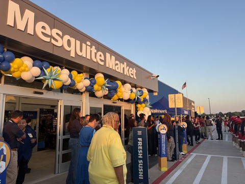 original Walmart Opens New Neighborhood Market in Mesquite, Texas