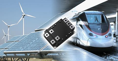 Toshiba: IX800FXF2YMS4, a 3300V, 800A dual SiC MOSFET module with 300kA²s I²t capability for industrial equipment.