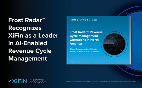 original XiFin is proud to be recognized as a Leader by Frost & Sullivan’s Frost Radar™ for Revenue Cycle Management Operations in North America.