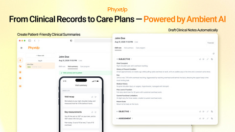 PhyxUp Health launches RTM 2.0, integrating Ambient AI into its remote therapeutic monitoring platform to streamline rehabilitation care (Image: Phyxup Health)