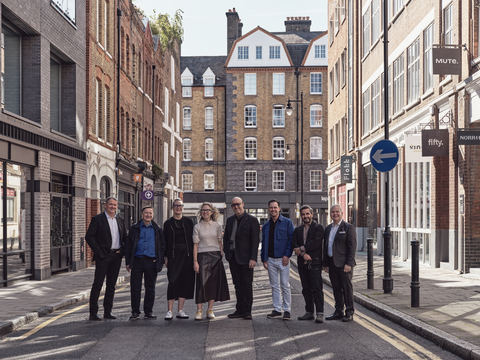 original The global integrated design firm DLR Group announced today that London and Hong Kong-based interior design and architecture studio Conran and Partners has joined the firm. Pictured, left to right: Eric Phillips, DLR Group; Sebastian Conran, Tina Norden, Katy Clarke, Conran and Partners; Steven McKay, DLR Group; Simon Kincaid and Tim Bowder-Ridger, Conran and Partners; Ignacio Reyes, DLR Group. Photo Credit: Harry Brayne