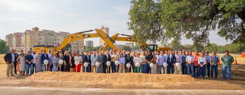 original City of Waco officials joined representatives of Hunt Real Estate & Infrastructure, Rogers-O'Brien Construction Co. and project partners to break ground on the Barron's Branch District on Sept. 24, 2026 — the first phase of an approximately $184 million transformation of downtown Waco along the Brazos River. Construction begins this month, with completion anticipated by April 2029. (Photo courtesy of City of Waco)