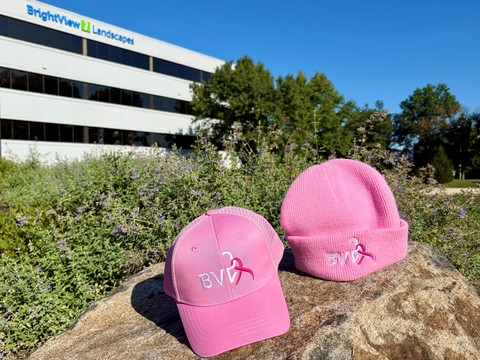 original For the third consecutive year, BrightView Landscapes employees will wear specially designed pink hats throughout the month of October as they care for landscapes, maintain properties, and serve communities across the country.