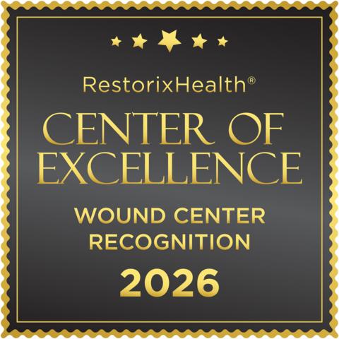 RestorixHealth’s highest achievement, the Center of Excellence Award is awarded to centers that have demonstrated exceptional success by meeting or exceeding clinical, operational and patient satisfaction benchmarks.